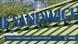Chicken shortage raises prices