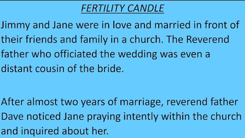 Fertility candle