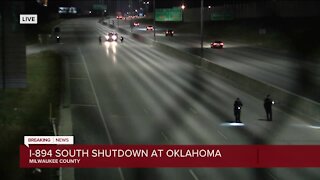 Shots fired investigation closes all SB lanes on I-894 from Oklahoma Ave.