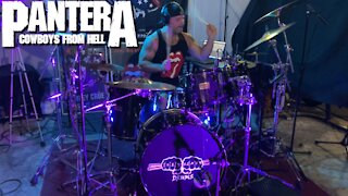 PANTERA // Cowboys From Hell // Drum Cover // Joey Clark
