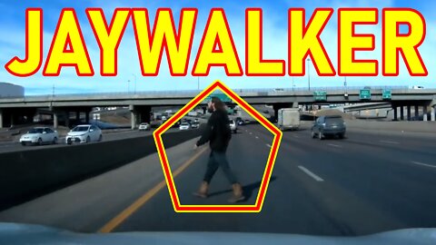 Jaywalker Almost Gets Hit — DENVER, CO | Caught On Dashcam | Dashcam | Close Call | Footage Show