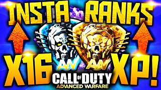 HOW TO GET X16 XP IN ADVANCED WARFARE! How To Get More XP And "Rank Up/ Prestige Faster" (COD AW)