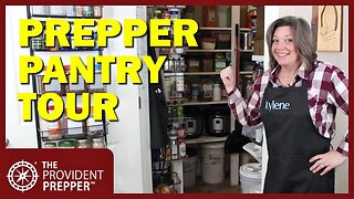 Prepper Pantry Tour - My Latest Organization Strategy to Create More Space