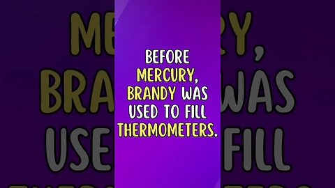🕵️‍♂️Uncovering a Fact of History!! #shortsfact #historicalfacts #historyfacts #thermometer #brandy
