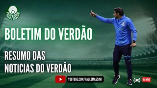 BOLETIM PALMEIRAS - NOTÍCIAS SOBRE O RETORNO DO PALMEIRAS PARA 202