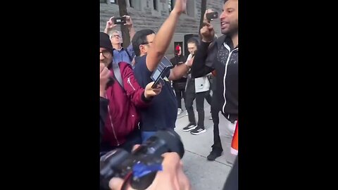 Confrontations at the #1MillionMarch4children in Montreal, Quebec The 1 Million