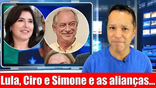 Ciro e Simone com Lula