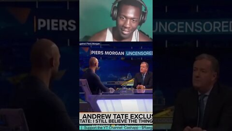 RaeReacts on YT:Andrew Tate Defends Himself Against Piers Morgan #shorts