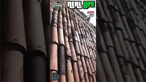 Abordagem e troca de tiro no telhado | GTA Vida Real | Real Life | GTA RP #shorts