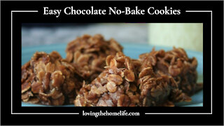Easy Chocolate No-Bake Cookies