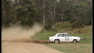 Datsun 160J classic rally car