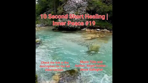 10 Second Short Healing Inner Peace | Meditation Music | Angel Guides | #19 #Meditation #shorts