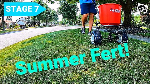 LAWN FERTILIZING PROGRAM STAGE 7 - Summer Lawn Fertilizer Application With PGF Complete