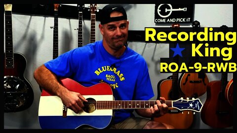 Recording King ROA-9-RWB Guitar (not sponsored) | BONNETTE SON