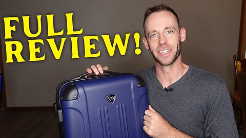 Travelers Club Chicago Hardside Expandable Spinner Luggage, Navy Blue, 20" Carry-On (FULL REVIEW!)