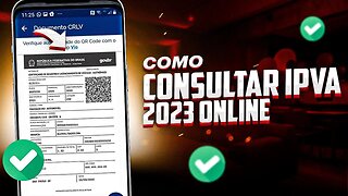 Como CONSULTAR VALOR do IPVA 2023 DO SEU VEÍCULO