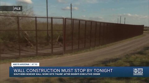 Border wall construction ends, leaving damage and problems behind