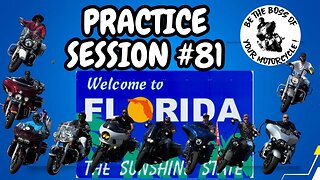 Practice Session #81 - Florida - Advanced Slow Speed Motorcycle Riding Skills