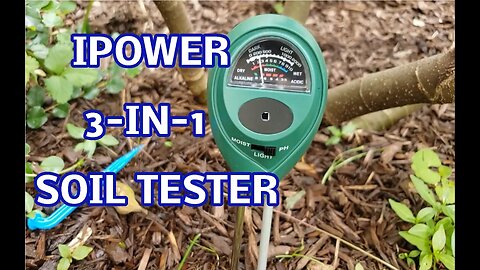iPower 3 in 1 Soil Tester - Easy to use garden tool