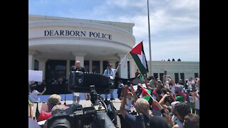 Protesters gather in Dearborn amid Biden's Ford visit
