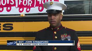 Marines collect Toys for Tots in Green Bay