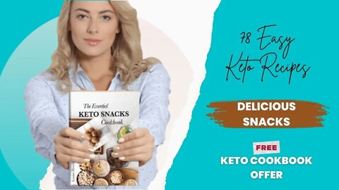 Don't Miss The Best & Easy keto snacks cookbook For Free, Grab It now! #ketosnack #ketocookbook