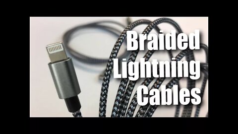 Nylon Braided Apple Lightning USB Charging Cable Cord Review