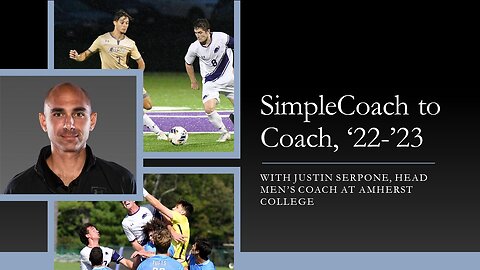 A SimpleCoach to Coach Interview with Justin Serpone, Head Men's Coach at Amherst College