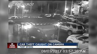 Thieves slam a tow truck into an SUV at Fort Myers dealership
