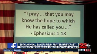 39th Annual Bakersfield Prayer Breakfast brings awareness to at-risk youth