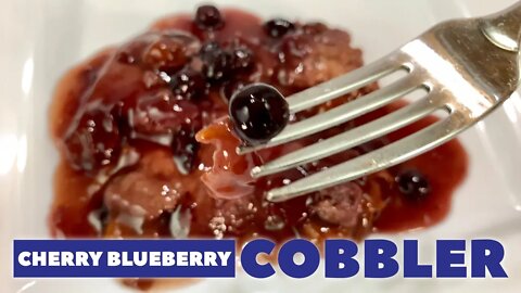 MRE Cherry Blueberry Cobbler Review