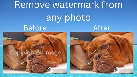 Remove Photo Watermark Step by Step