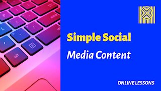 Simple Social Media Content