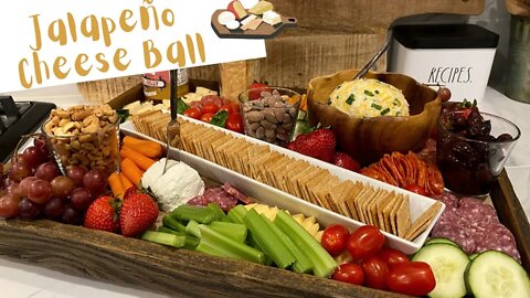 Jalapeño Cheese Ball | APPETIZER OR CHARCUTERIE BOARD ADDITION