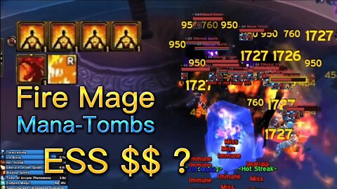 your fire mage can solo Mana Tombs - GOLD FARM WOTLK