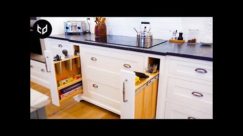 Fantastic Kitchen Design and Storage Ideas with Space Saving Smart Furniture