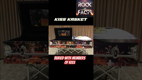 Buried with KISS members #kiss #rock #facts #rockstar #80srock #rockstar #trivia #80smusic