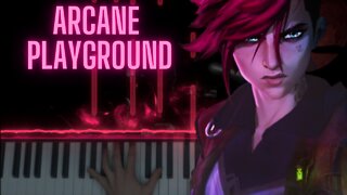 Playground Piano - Arcane - League of Legends - Bea Miller - (Sheet Music)
