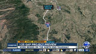 I-25 Gap project preview