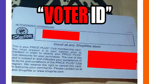 Blue State Allows Supermarket Cards As Voter IDs