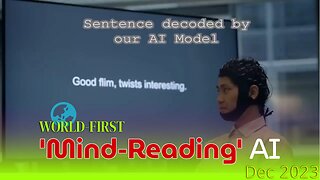 AI Mind Reading - World-first - Translates Thoughts Directly From Brainwaves Without Implants