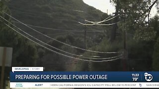 Many residents prepare for potential power outage