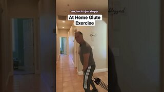 Easy Way To Work Glutes At Home #shorts