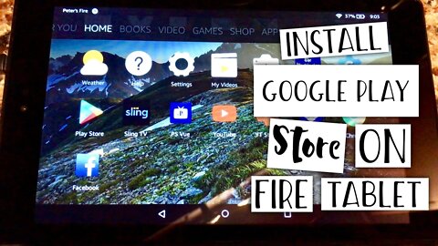 How to install the Google Play Store on the Amazon Fire HD 8 Tablet