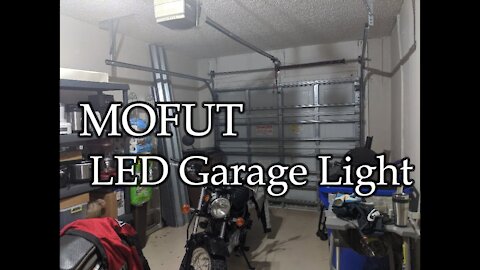 MOFUT LED Garage Light Install and First Impression