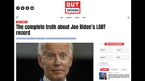 The complete truth about Joe Biden’s LGBT record
