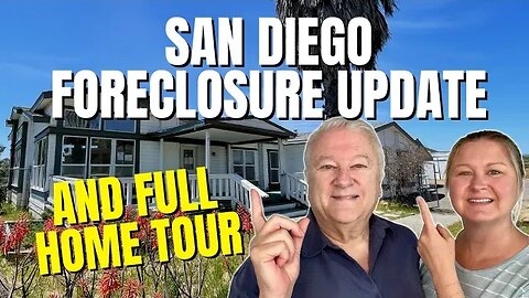 Finding Foreclosures In San Diego California- [Full Vlog Tour]