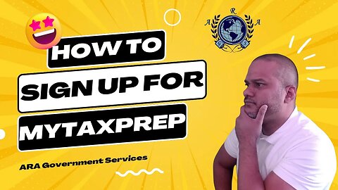 TUTORIAL: Signing up for tax preparation services (English)