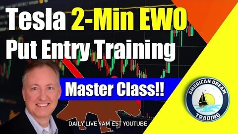 Master the Stock Market with Tesla 2 Min EWO Entry Strategy Stock Market Training