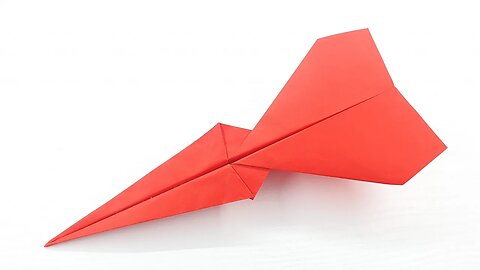 Origami easy cool paper plane fly's far and true with Ski